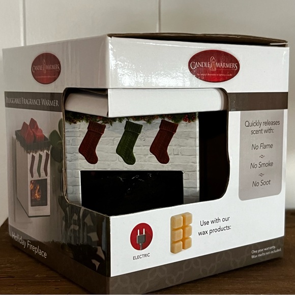 NIB Holiday Fireplace Pluggable Fragrance Warmer - Picture 7 of 8